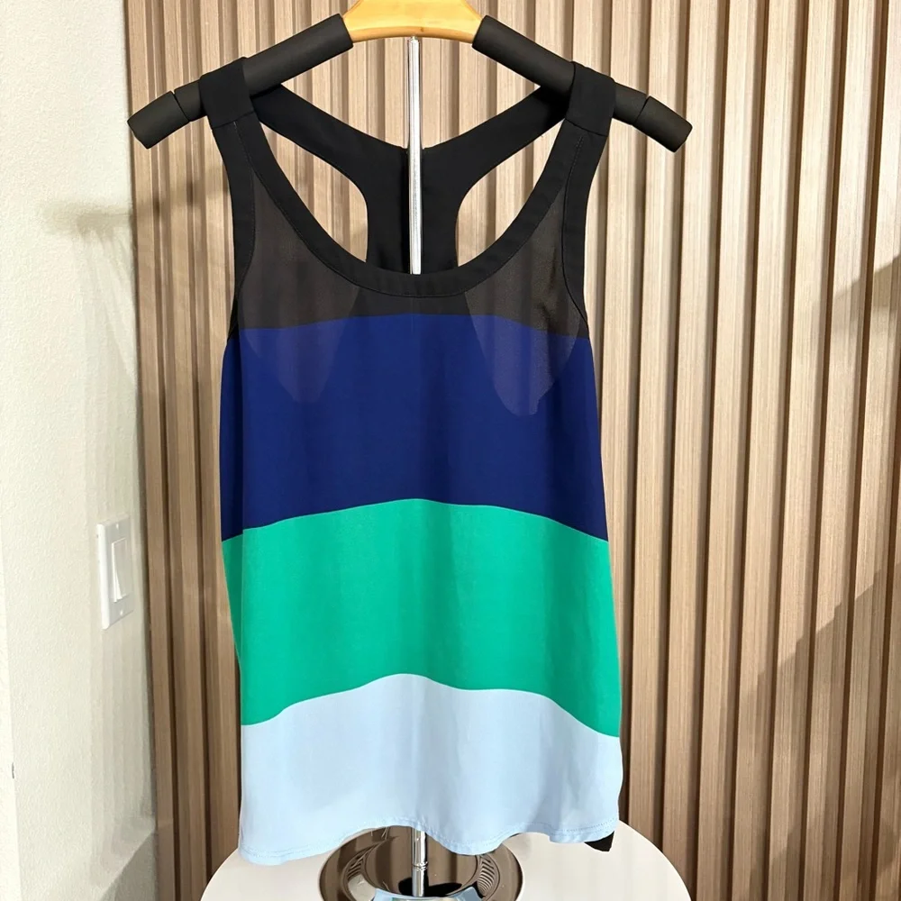 Express Colorblock Racerback Tank – XS - Picture 1 of 4